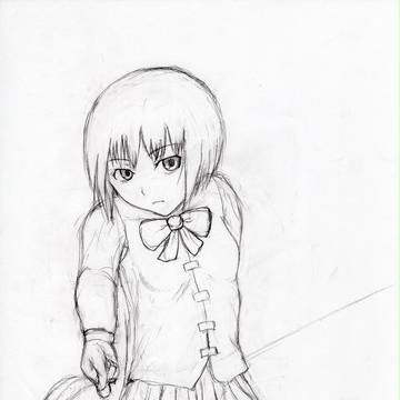 羽根を持つ少女