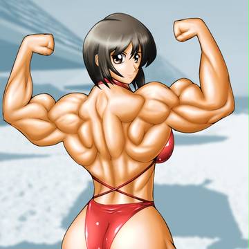見返り筋肉娘さん