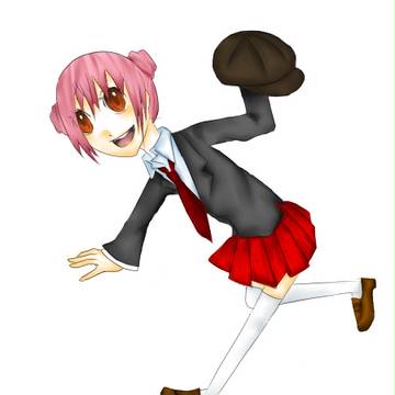 ピンク髪