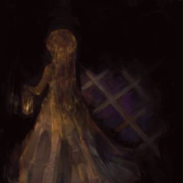 こんな夜更けに。
