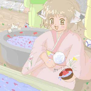 金魚すくいネコミミ娘さん＾＾