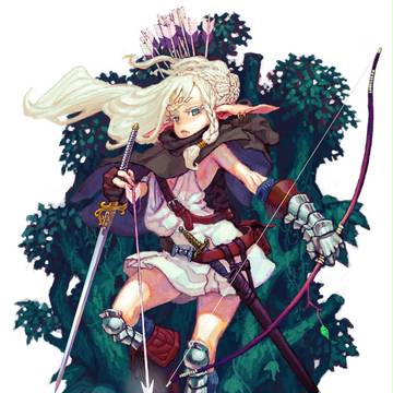 pixivファンタジア/エルフ族の女戦士