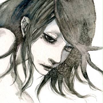 泣き黒子の娘