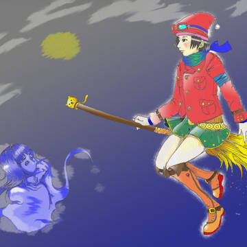 魔女と幽霊