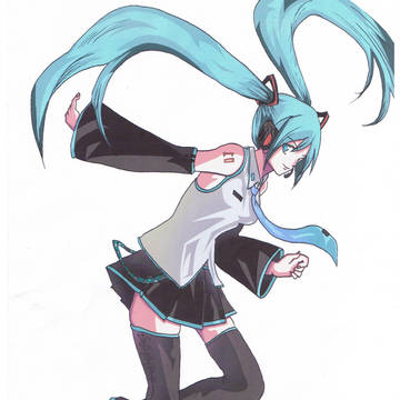 初音ミク（塗ってもらった！）