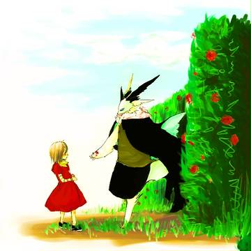 薔薇園の白黒ワルツ