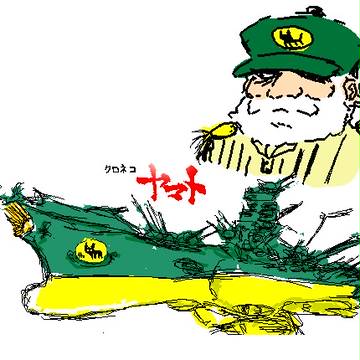 黒猫ヤマト。