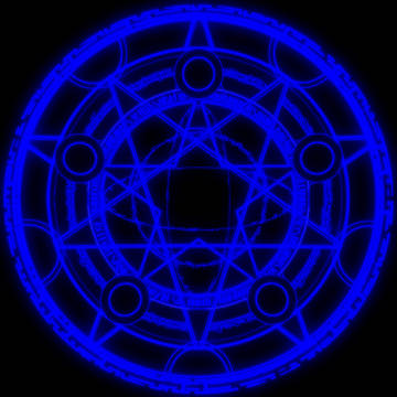 魔方陣（着色後）