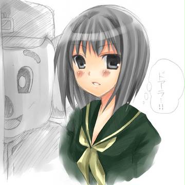 私、ドアラ。今あなたの後ろにいるの。