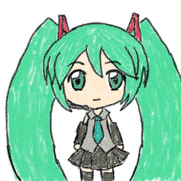 クレヨンな初音ミク