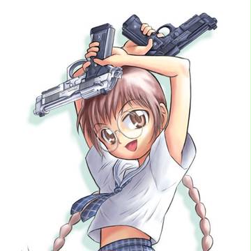 めがねっ娘2丁拳銃。