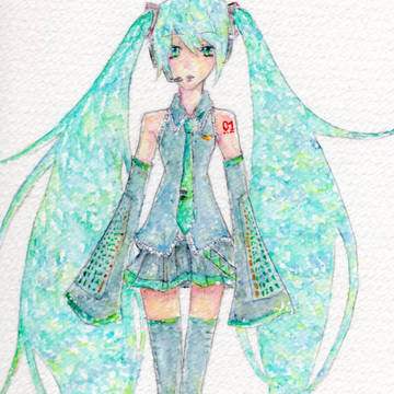 淡く唄う ミク