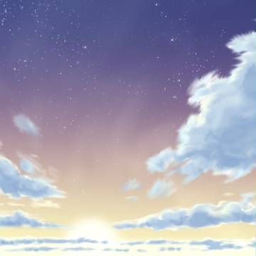 夕焼けの空