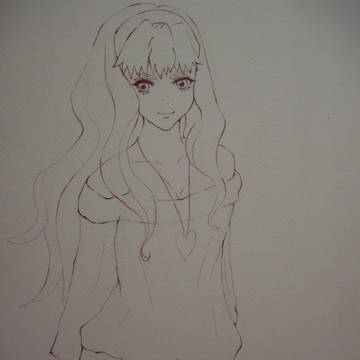 シェリル 下描き