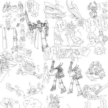 080523練習144日目 ロボ落書き・やや練習