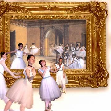 ル・ペルティエ街のオペラ座の稽古場