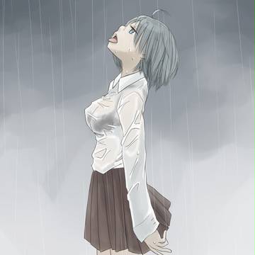 この雨にやられて