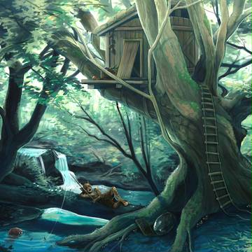 pixivの森／スローライフ