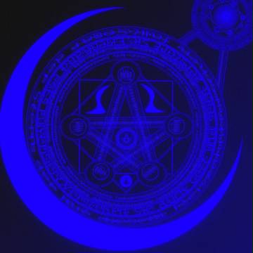 青い月の魔法