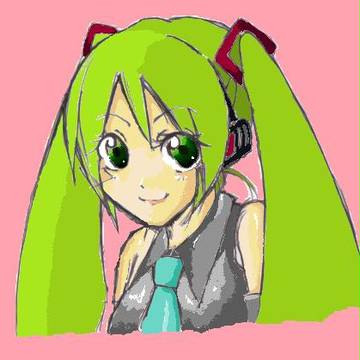 乙女なミク☆(ネギ色)