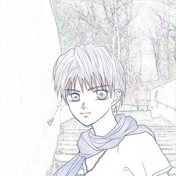 散歩中