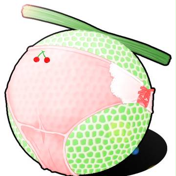 やっぱりメロンにはチェリーですよねー
