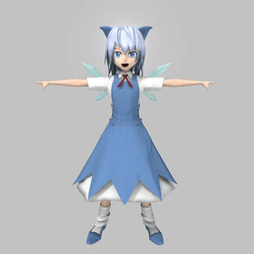 チルノ3Dで作ってみた【とりあえず版】