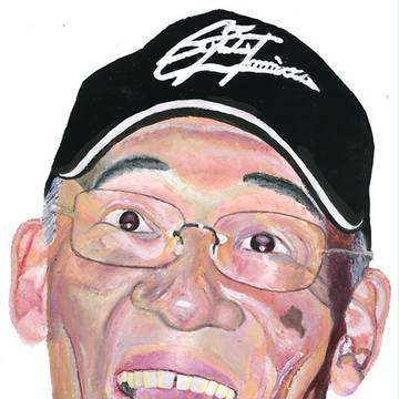 富野由悠季監督の顔を描いてみた。