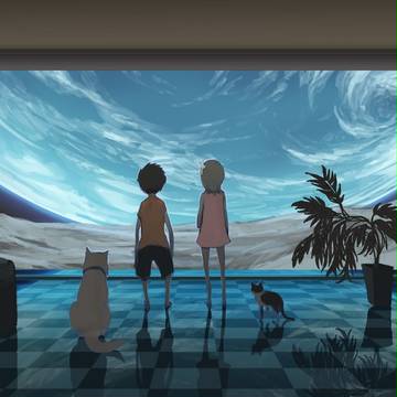月面っこの二人