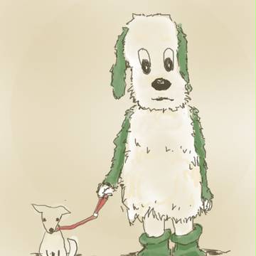 犬二頭