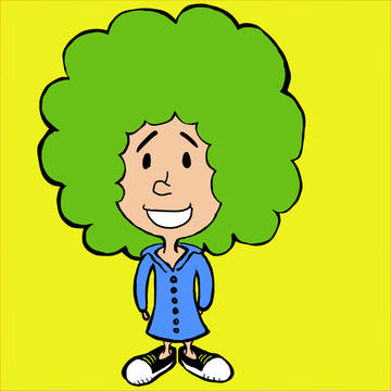 こんなアフロ