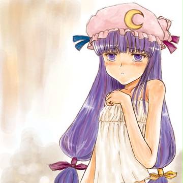 パチェさんは着替え中だったようです。