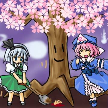 ゆゆみょんガーデニング中