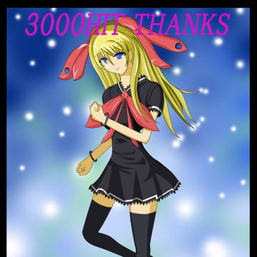 3000HIT記念イラスト