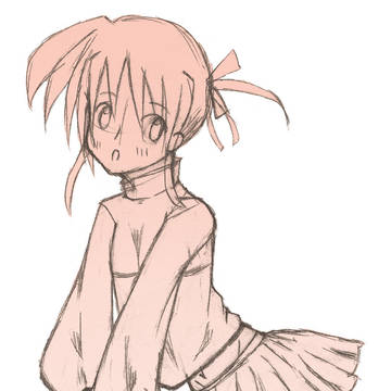 C74なのは原稿下書き