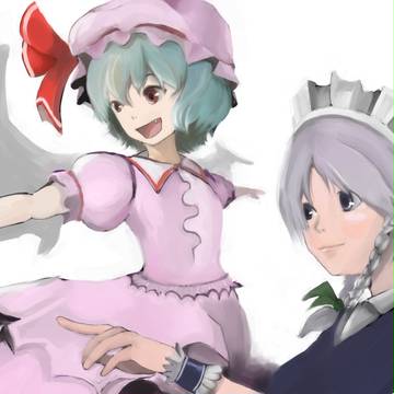 咲夜とレミリア