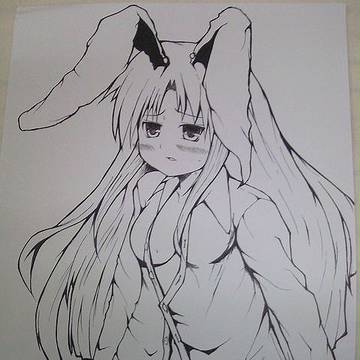 うどんげ・線画
