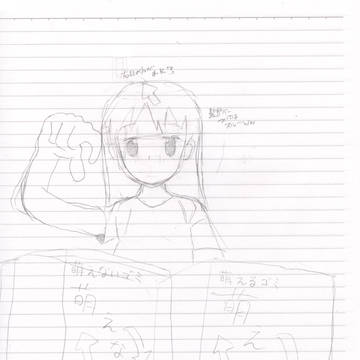 自分流で萌える絵を描いてみる。