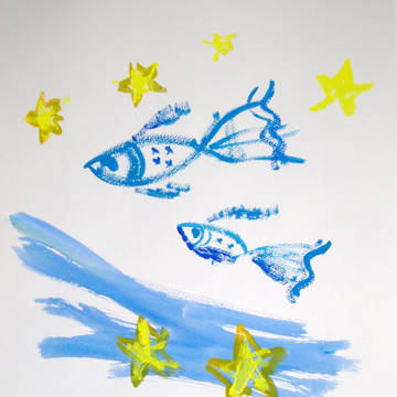 星と魚