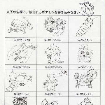 ポケモン描けるかな