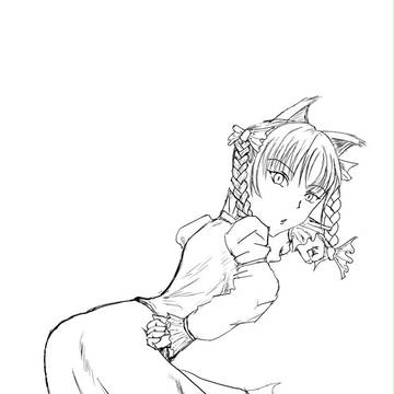 【線画】お燐