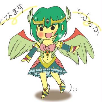飛べません