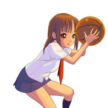 スポーツ少女　バスケットボール