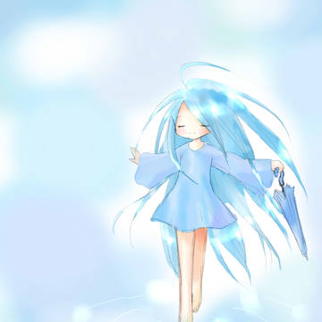 雨上がり。