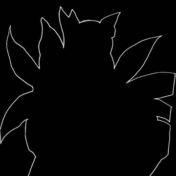 手元をみずに輪郭を描く　その５