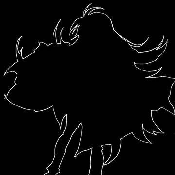手元をみずに輪郭を描く　その６