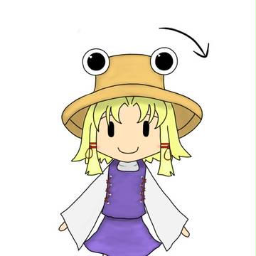 諏訪子（改変）