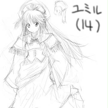 自キャラ描くのは楽なのですまる