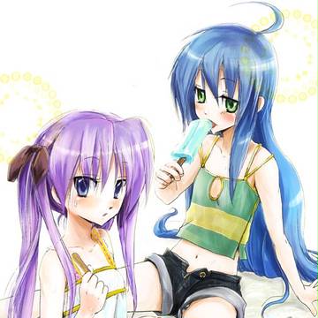 残暑こなた＆かがみ