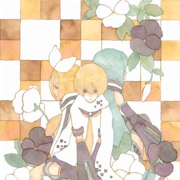白黒パンジー